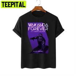 Vintage Marvel Black Panther 2 Wakanda Forever Unisex T-Shirt