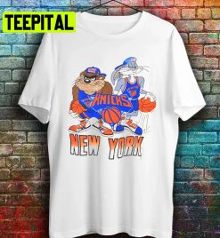 Vintage Nba New York Knicks Looney Tunes Basketball Trending Unisex T-Shirt