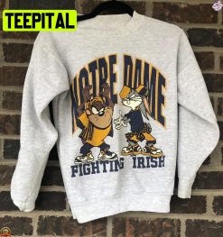 Vintage Ncaa Notre Dame Looney Tunes Notre Dame Fighting Irish Trending Unisex Shirt