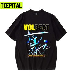 Vintage Outlaw Gentlemen Retro 90s Music Volbeat Band Unisex T-Shirt