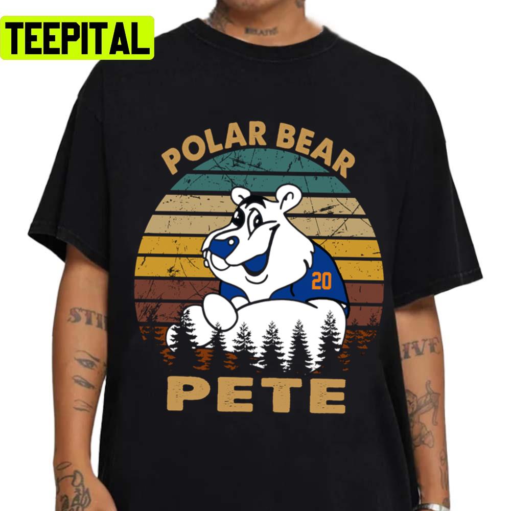 Vintage Pete Alonso Apparel Funny Polar Bear Unisex T-Shirt