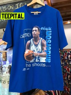 Vintage Pro Player Orlando Magic Nick Anderson 10,000th Point Trending Unisex T-Shirt