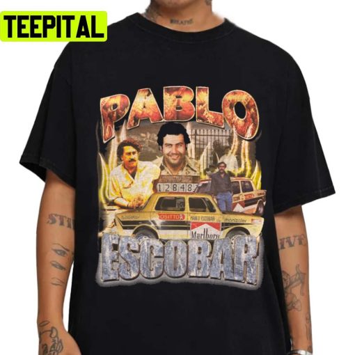 Vintage Rare Pablo Escobar Narcos Unisex T-Shirt