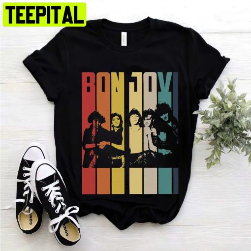 Vintage Retro Bon Jovi Unisex Shirt