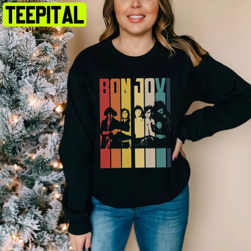 Vintage Retro Bon Jovi Unisex Shirt