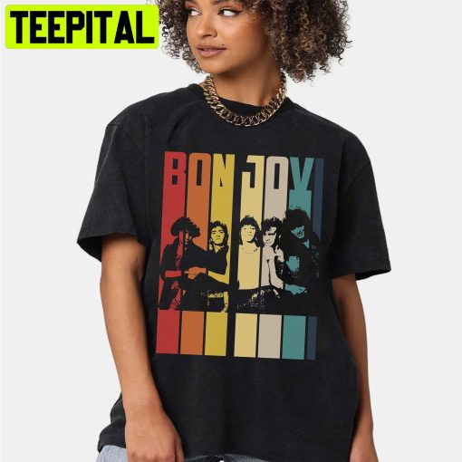 Vintage Retro Bon Jovi Unisex Shirt