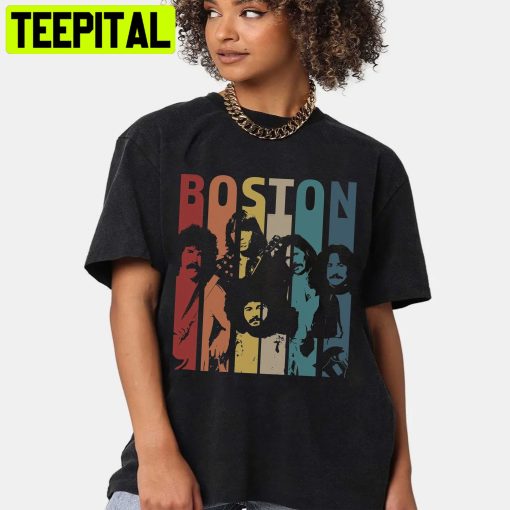 Vintage Retro Boston Band Unisex Shirt