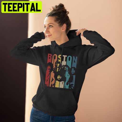 Vintage Retro Boston Band Unisex Shirt