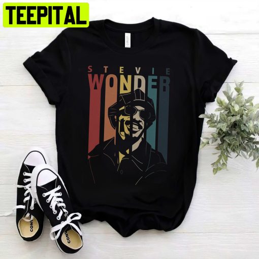 Vintage Retro Stevie Wonder Unisex Shirt