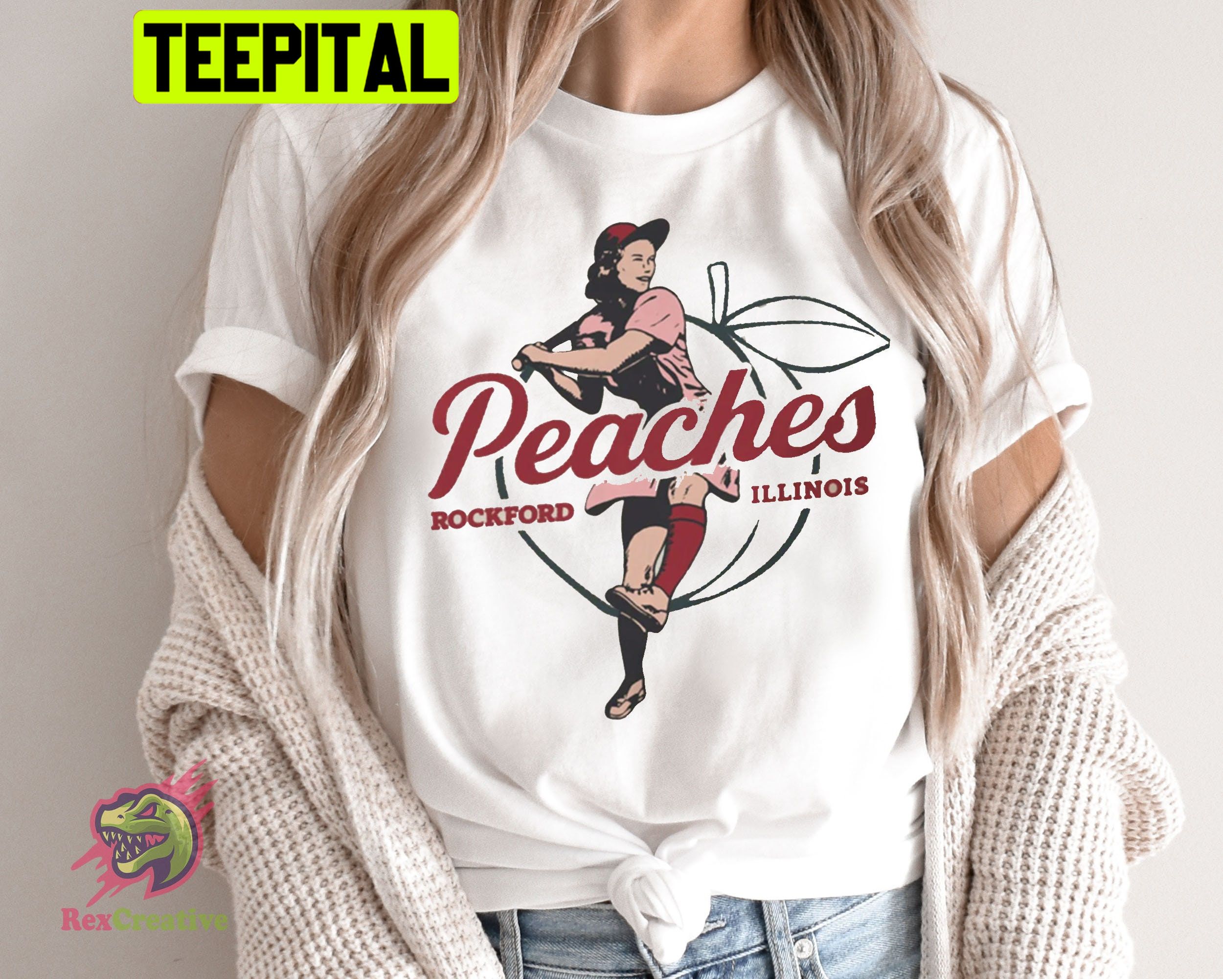 Rockford Peaches 'A League Of Their Own' Baseball Jersey