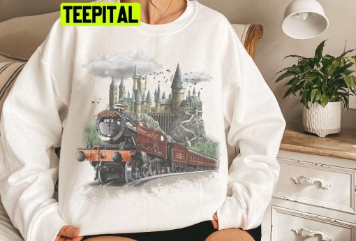 Vintage Vintage Wizard Express Wizard School Trending Unisex Sweatshirt