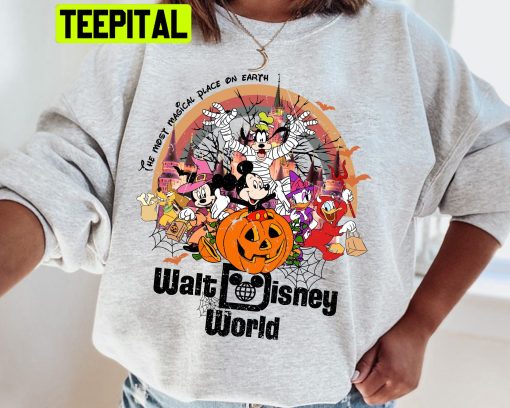 Vintage Walt Disney World Halloween Trending Unisex Shirt