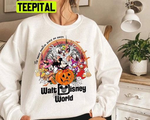 Vintage Walt Disney World Halloween Trending Unisex Shirt