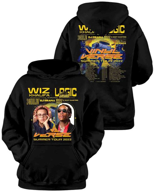 Vinyl Verse Tour 2022 Wiz Khalifa Vs Logic Unisex T-Shirt