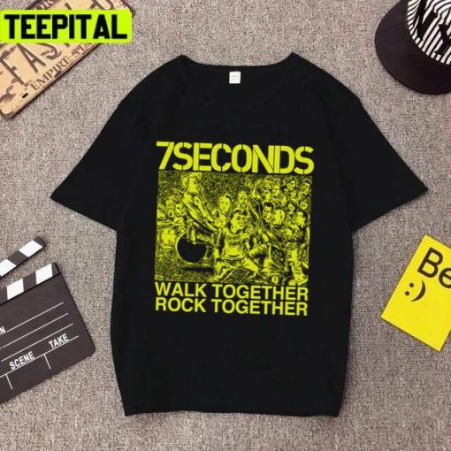 Walk Together Rock Together Band 7 Seconds Unisex T-Shirt