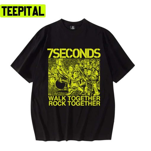 Walk Together Rock Together Band 7 Seconds Unisex T-Shirt