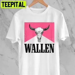 Wallen Western Cow Skull Unisex T-Shirt