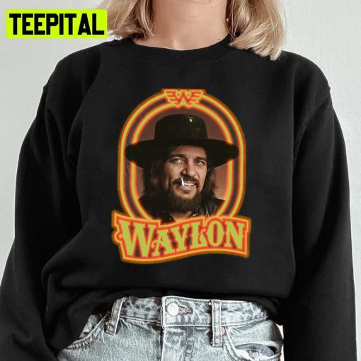 Waylon Jennings Smoking Unisex Sweatshirt