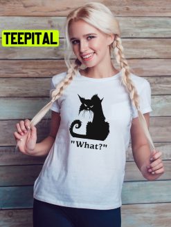 What Black Cat Grumpy Cat Kitten Animal Halloween Unisex T-Shirt