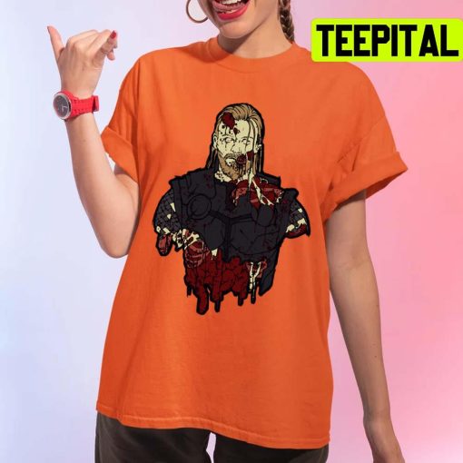 What If Thor Marvel Zombie Halloween Design Unisex T-Shirt