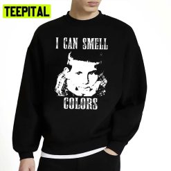 White And Black Design Malcolms I Can Smell Colors The Middles Unisex Sweatshirt