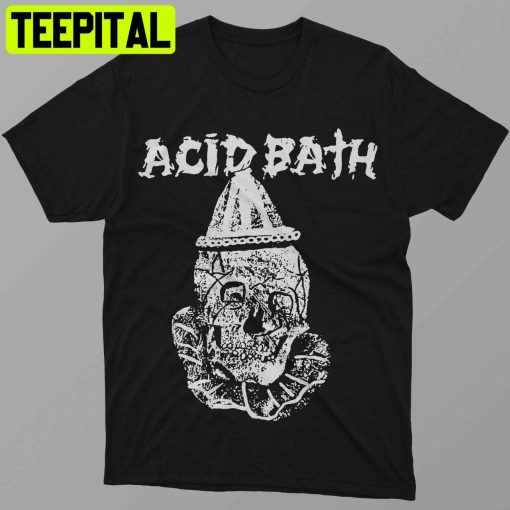 White Art Acid Bath Trending Unisex Shirt