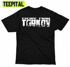 White Art Escape From Tarkov Trending Unisex T-Shirt