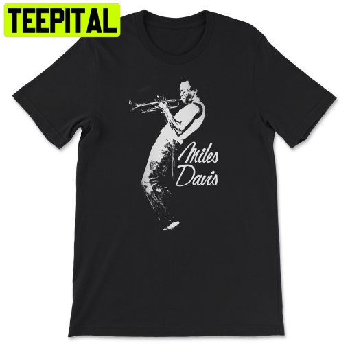 White Art Miles Davis Jazz Music Trending Unisex Shirt