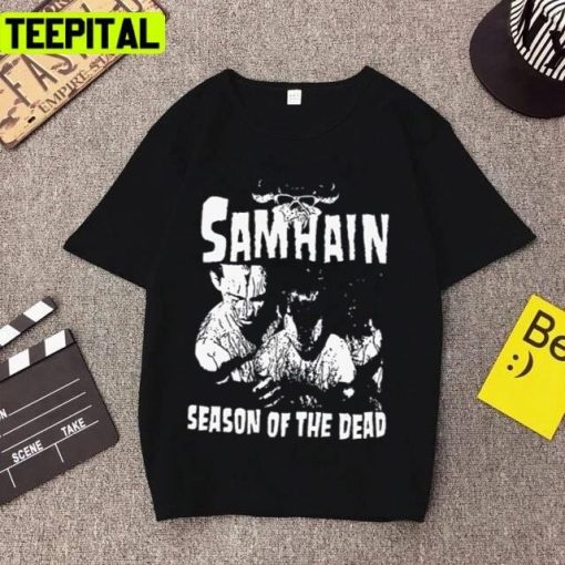 White Design Season Of The Dead Samhain Band Unisex T-Shirt