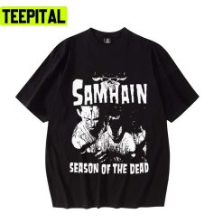 White Design Season Of The Dead Samhain Band Unisex T-Shirt