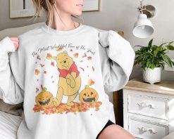 Winnie The Pool Cute Vintage Movie Coffee Spooky Season Coffee Disney Halloween Unisex Sweatshirt