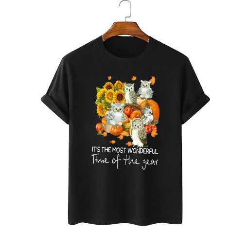 Wonderful Time Of The Year Pumpkin Spooky Season Fall 2 Halloween Unisex T-Shirt