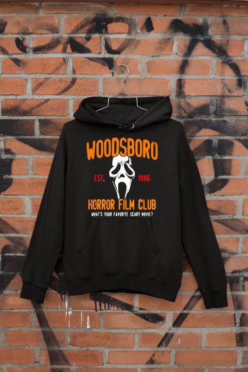 Woodsboro Lets Watch Scary Movies Scream Horror Halloween Unisex T-Shirt