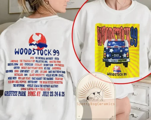 Woodstock 99 Festival Trainwreck New Art T-Shirt