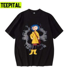 Yellow Coat Coraline Halloween Art Unisex T-Shirt