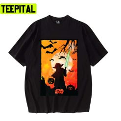 Yod Silhouette Halloween Design Mix Star Wars Unisex T-Shirt