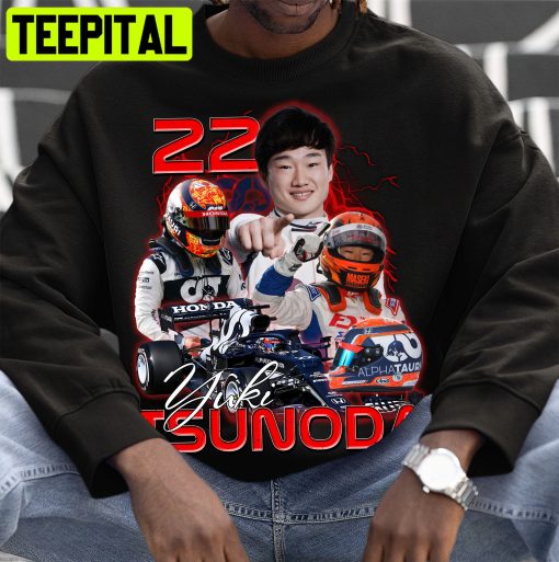 Yuki Tsunoda 22 Alpha Tauri Racing Formula 1 Unisex Shirt