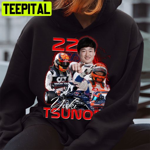 Yuki Tsunoda 22 Alpha Tauri Racing Formula 1 Unisex Shirt