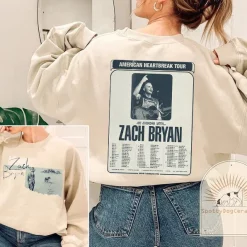 Zach Bryan American Heartbreak Tour 2022 Country Music New Art T-Shirt