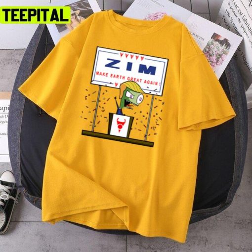 Zim Make Earth Great Again Invader Zim Unisex T-Shirt