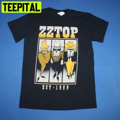Zz Top Tour American Rock Band Sest 1969 Trending Unisex T-Shirt