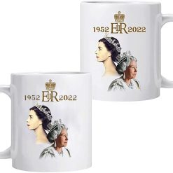 1952-2022 Trendy Mug Rip Queen Elizabeth Ii Rest In Peace Mug