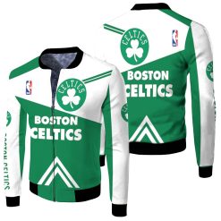 3d Boston Celtics 3ds 3d Jersey Fleece Bomber Jacket