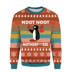3D Noot Noot Motherfuckers Christmas Sweatshirt