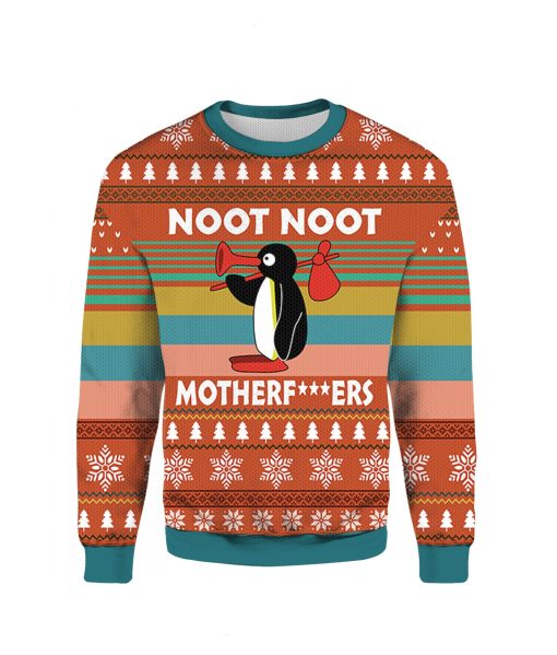3D Noot Noot Motherfuckers Christmas Sweatshirt