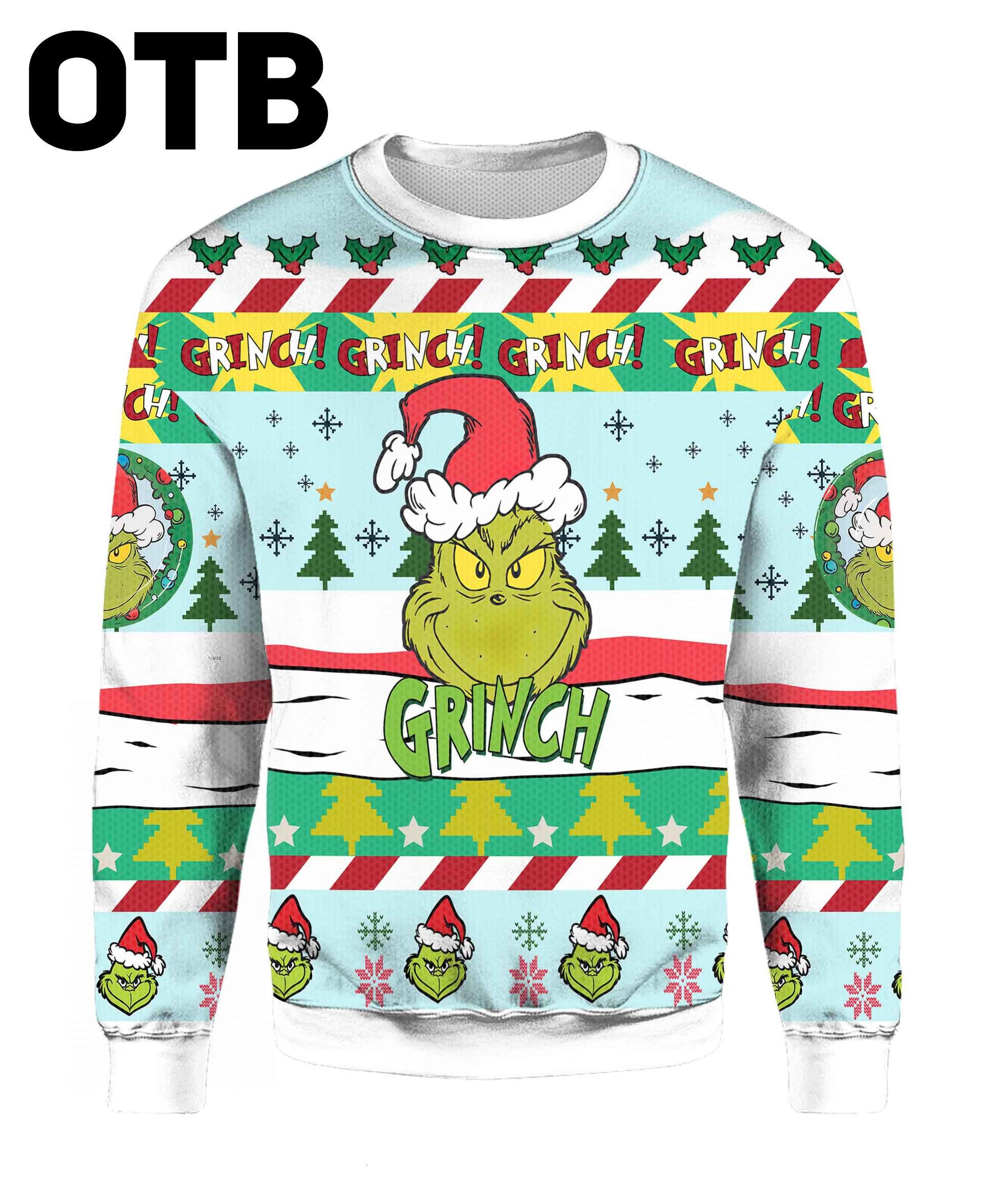 Christmas Hoodie 3d The Grinch Printed Unisex Hoodie Pullover Couple Hooded  Ugly Sweatshirt For Men Women Adult Gifts