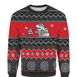 3D Super Mario No Pain No Game Ugly Christmas2022 Sweatshirt
