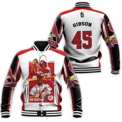 45 Gibson St Louis Cardinals Baseball Jacket