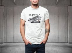 64 Chevy Impala Retro Lowrider Custom Car T-Shirt