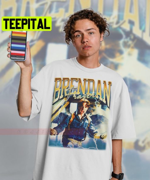 80s Retro Brendan Fraser Trending Unisex Shirt